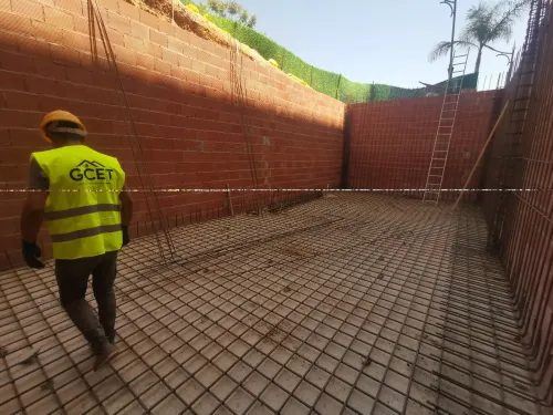 Travaux de réalisation des bâches à eaux