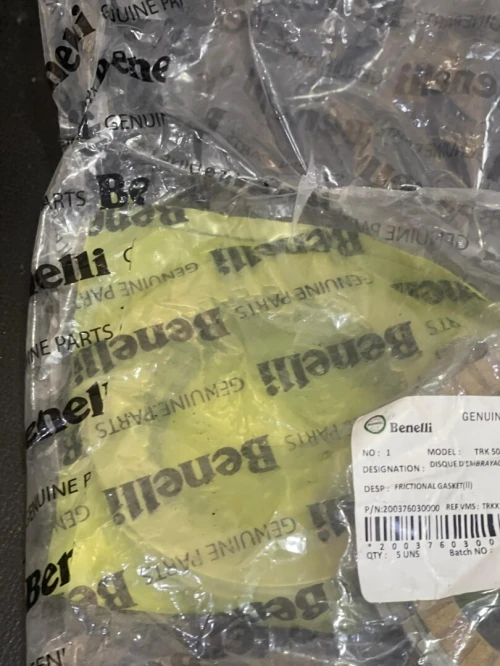 Disque embrayage benilli trk 502