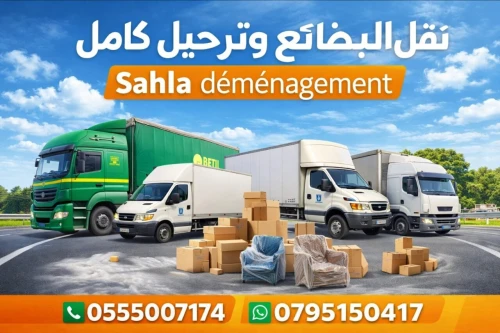 خدمات ترحيل للمنازل والمكاتب والمؤسسات  Déménagement professionnel complet