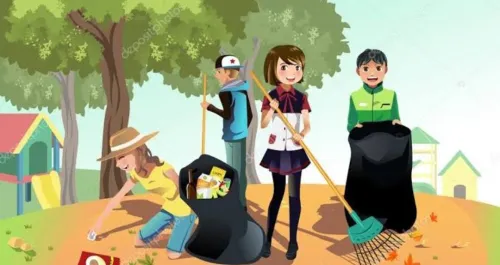 عامل فردي أو جماعي لخدمات التحميل وتنظيف الحدائق