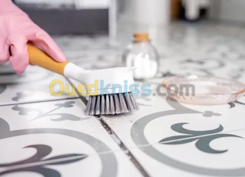 Entreprise de nettoyage ponçage lustrage carrelage marbre Alger Femme de ménage société de nettoyage