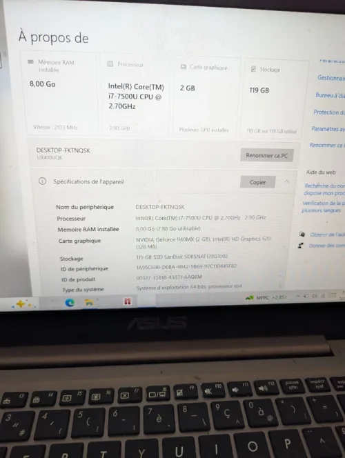 Asus UX410UQ