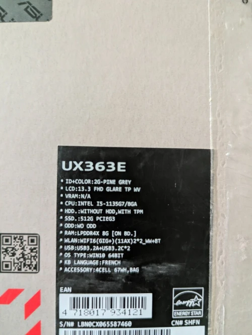 Assus Zenbook Flip 13 Ux363E 2en1
