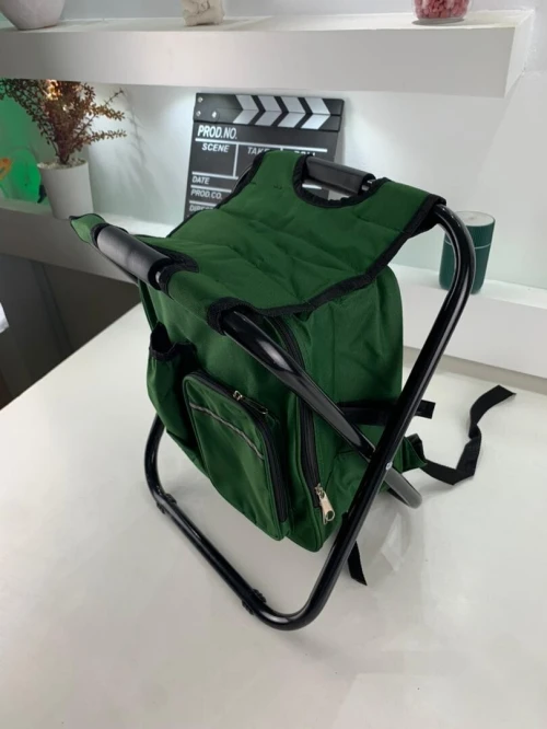Sac à Dos Isotherme et Chaise Multifonction pour Camping 3en1  كرسي وحقيبة تخييم