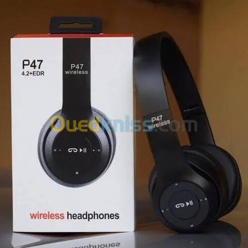 Casque Bluetooth P47 Sans Fil & Flexible 