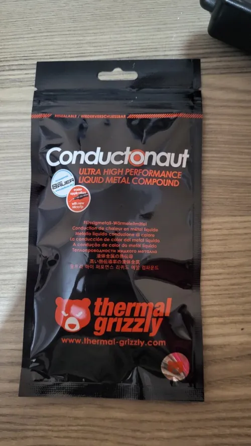 Thermal Grizzly Conductonaut Extreme - 1G Ultra High Performance Liquid Metal Compound Thermal Paste ps5