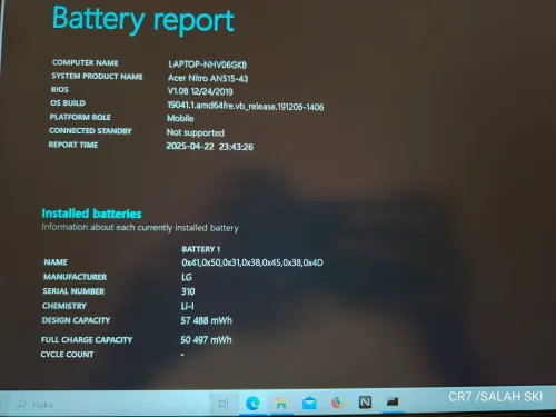 Laptop gaming Acier nitro 515-43 