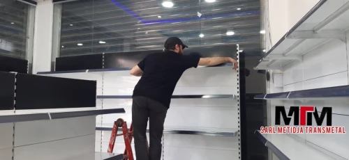 Rayonnage métallique / Rayonnage Supérette / Rayonnage Étagère / Rayonnage Magasin / Rayonnage lourd