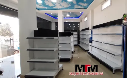 Rayonnage métallique / Rayonnage Supérette / Rayonnage Étagère / Rayonnage Magasin / Rayonnage lourd