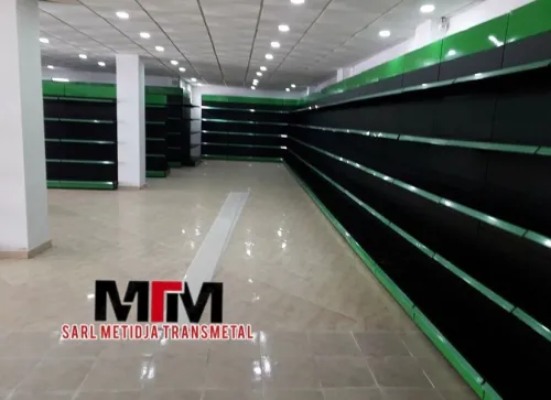 Rayonnage métallique / Rayonnage Supérette / Rayonnage Étagère / Rayonnage Magasin / Rayonnage lourd