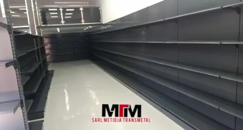 Rayonnage métallique / Rayonnage Supérette / Rayonnage Étagère / Rayonnage Magasin / Rayonnage lourd