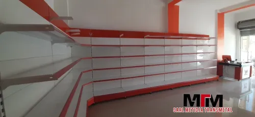 Rayonnage métallique / Rayonnage Supérette / Rayonnage Étagère / Rayonnage Magasin / Rayonnage lourd