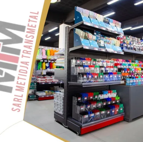 Rayonnage métallique / Rayonnage Supérette / Rayonnage Étagère / Rayonnage Magasin / Rayonnage lourd