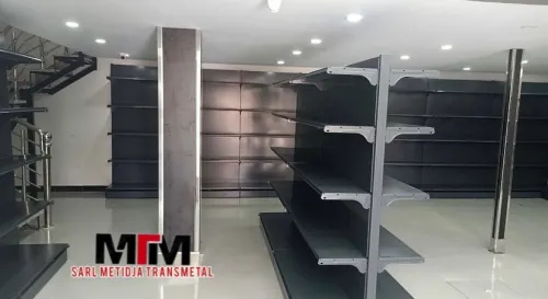 Rayonnage métallique / Rayonnage Supérette / Rayonnage Étagère / Rayonnage Magasin / Rayonnage lourd