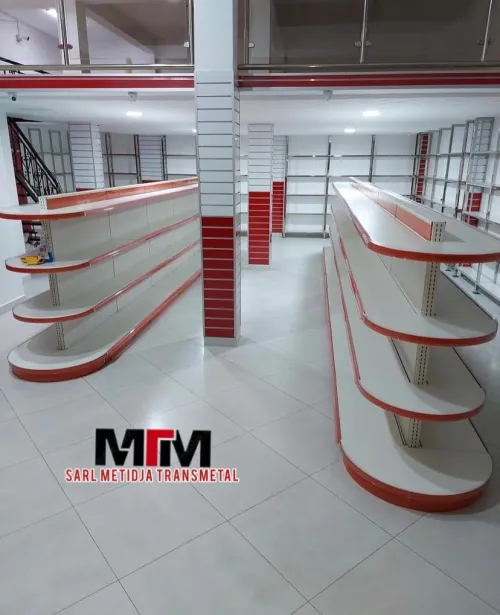 Rayonnage métallique / Rayonnage Supérette / Rayonnage Étagère / Rayonnage Magasin / Rayonnage lourd