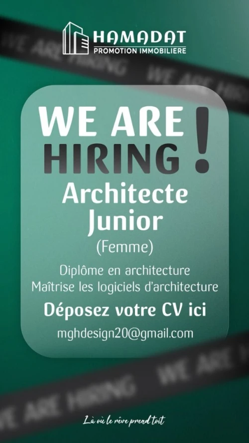 Recrutement architecte