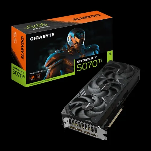 CARTE GRAPHIQUE GIGABYTE WINDFORCE RTX 5070 TI 16GB OC