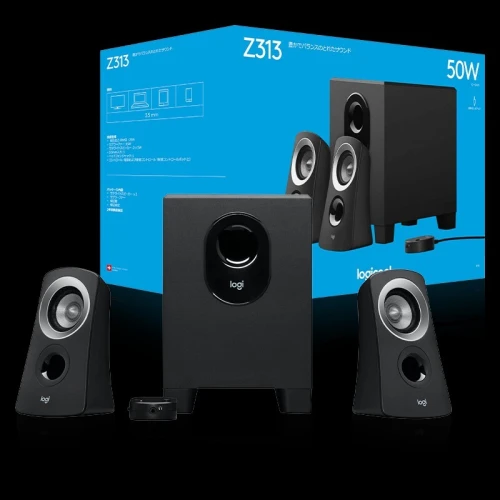 LOGITECH HAUT-PARLEURS Z313 AVEC CAISSON DE BASSES 50W