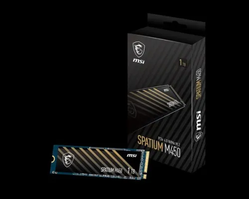 SSD NVME M.2 MSI SPATIUM M450 1000GB PCIE 4.0
