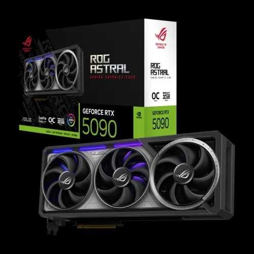 CARTE GRAPHIQUE ROG Astral GeForce RTX 5090 32GB GDDR7 OC Edition (EN CONFIGURATION)