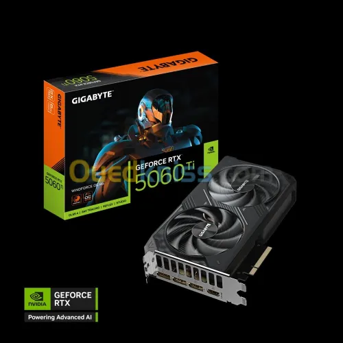 CARTE GRAPHIQUE GIGABYTE GeForce RTX 5060 Ti WINDFORCE OC 8G
