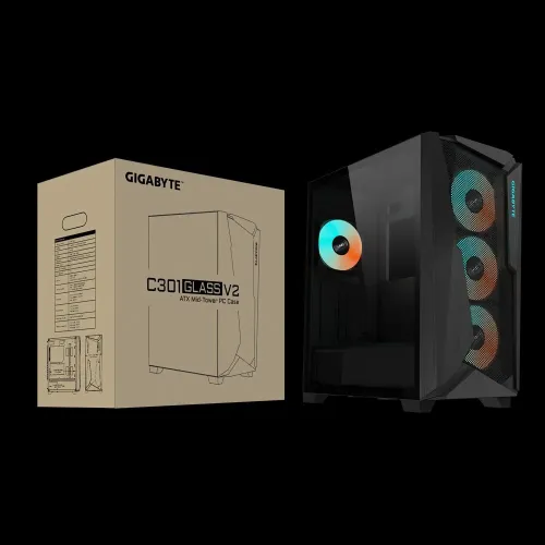 BOITIER GIGABYTE C301 CLASSIC V2 BLACK