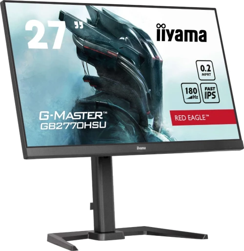 ECRAN GAMING IIYAMA G-MASTER GB2770HSU-B6 RED EAGLE 27" 180HZ 0.2MS IPS pivot /reg hauteur
