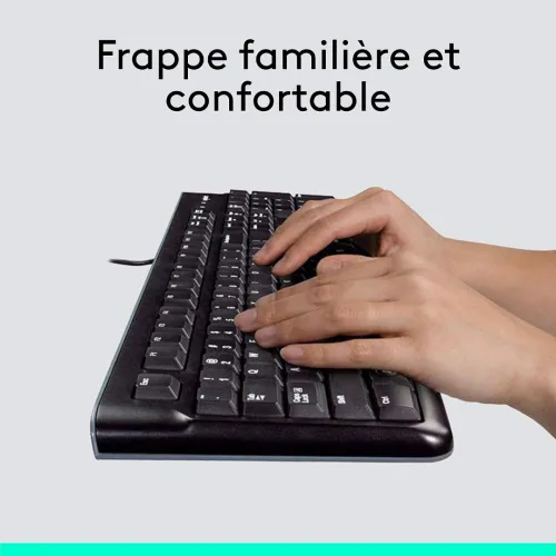 LOGITECH CLAVIER SOURIS MK120 USB (COMBO)