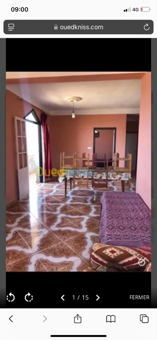 Location vacances Appartement F3 Tizi Ouzou Tigzirt