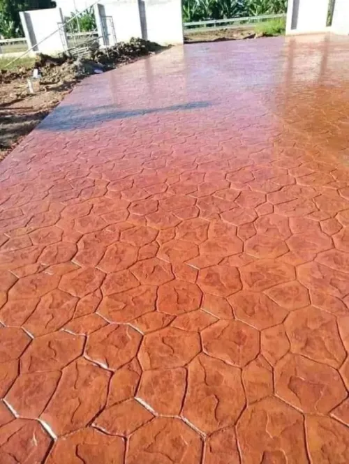 Béton imprimé 