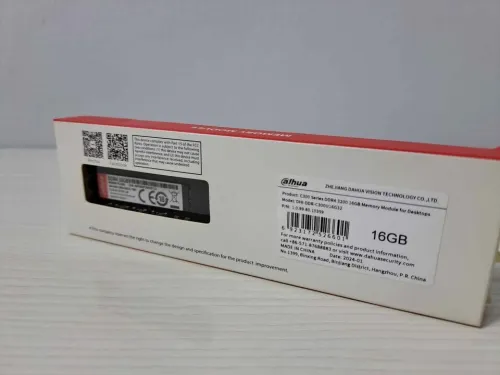 RAM DDR4 16G 3200MHZ UTILISE AVEC LA BOITE