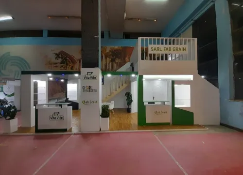 Aménagement et réalisation stand d'exposition pour la foire 