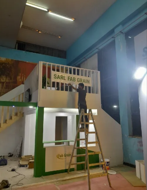 Aménagement et réalisation stand d'exposition pour la foire 