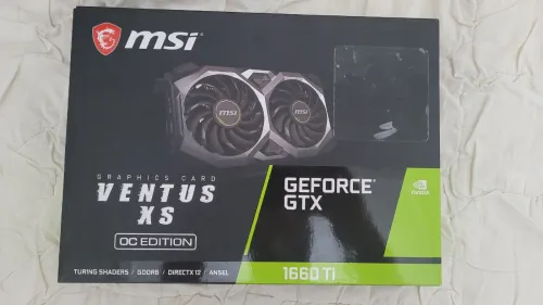 Carte graphique GeForce Gtx 1660ti msi ventus xc oc