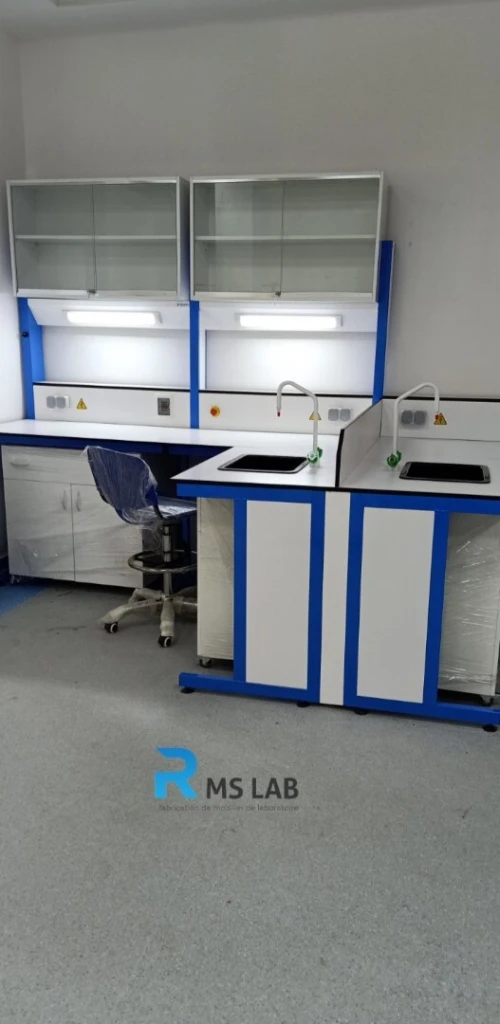 Fabrication de mobilier de laboratoire