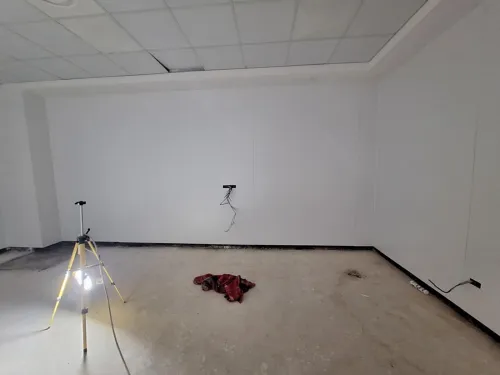 Plombage salle de radio