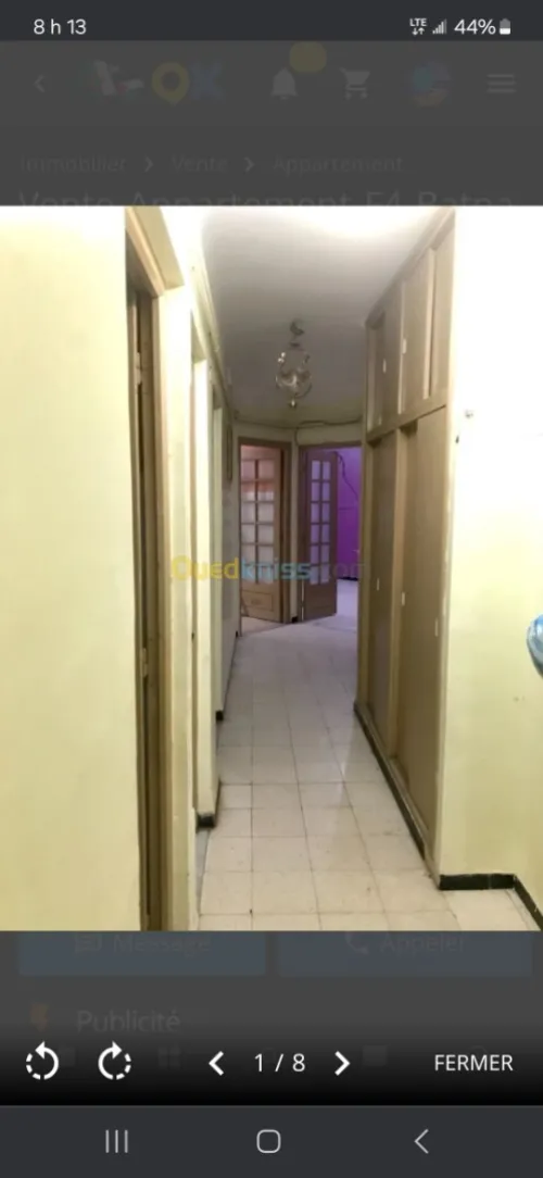 Vente Appartement F4 Batna Batna