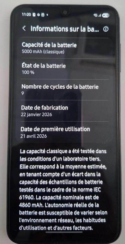 Samsung Galaxy A16 4G / 4Go de Ram / 128Go de Stockage