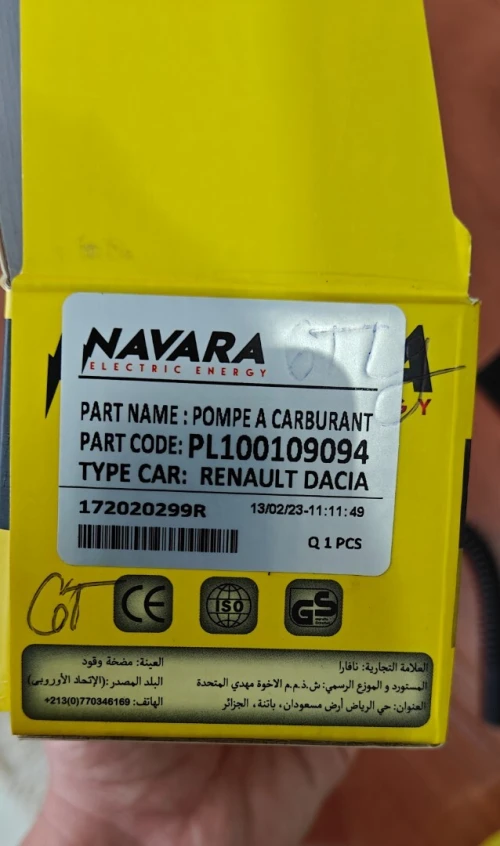 pompe électrique gasoil 1.5 dci clio 4 gtline