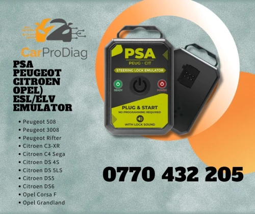 Emulateur verrou de colonne PSA Peuget Citroen Opel 