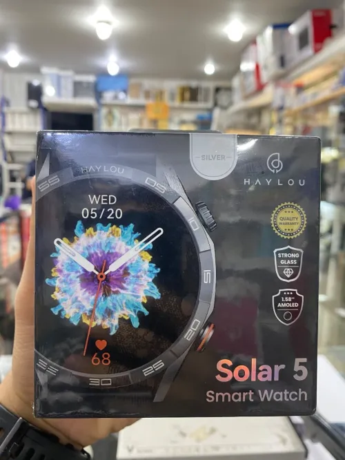 SMARTWATCH HAYLOU SOLAR 5 AMOLED APPEL VOCAL SPORT GPS BATTERY 40 j