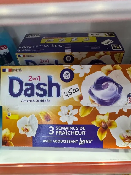 Lessive en capsules solubles