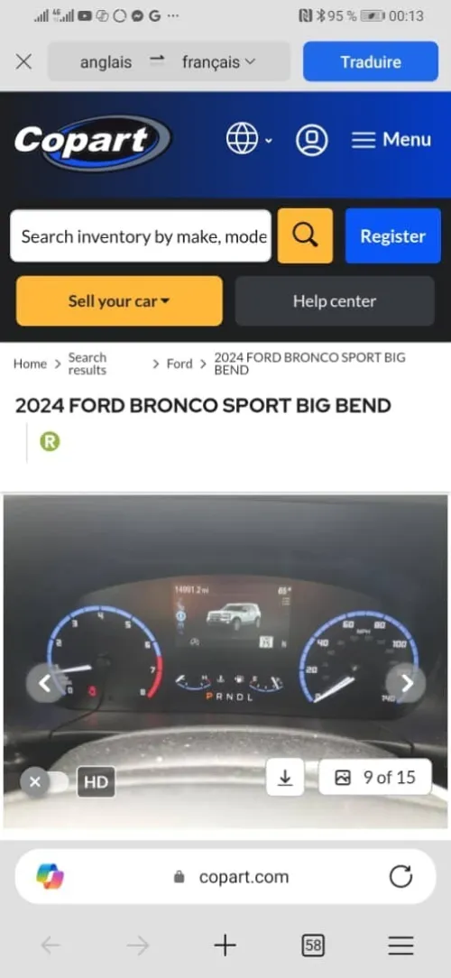 Ford Bronco sport 2024 Big Ben