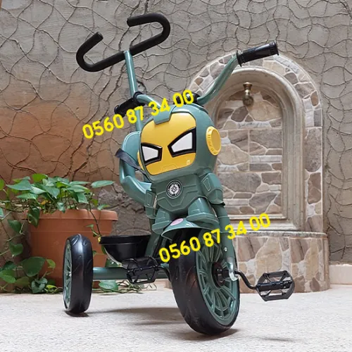 Tricycle Bébé Musical Évolutif 3en1 avec Poussette et Vélo Enfant 1 à 5 Ans | Vélo Poussette Bébé avec Musique | Trycicler Vélo Poussette Musical Bébé Enfant 1 à 5 Ans