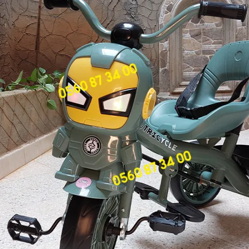 Tricycle Bébé Musical Évolutif 3en1 avec Poussette et Vélo Enfant 1 à 5 Ans | Vélo Poussette Bébé avec Musique | Trycicler Vélo Poussette Musical Bébé Enfant 1 à 5 Ans