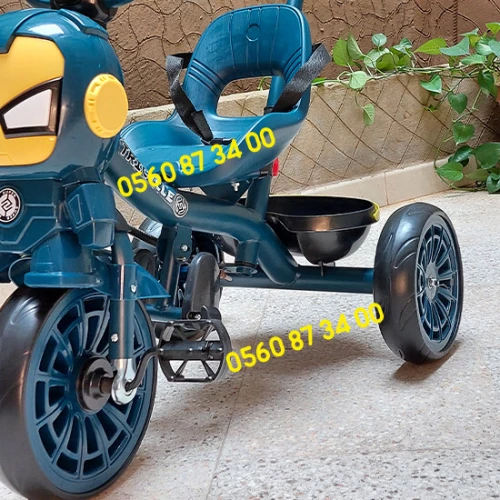 Tricycle Bébé Musical Évolutif 3en1 avec Poussette et Vélo Enfant 1 à 5 Ans | Vélo Poussette Bébé avec Musique | Trycicler Vélo Poussette Musical Bébé Enfant 1 à 5 Ans