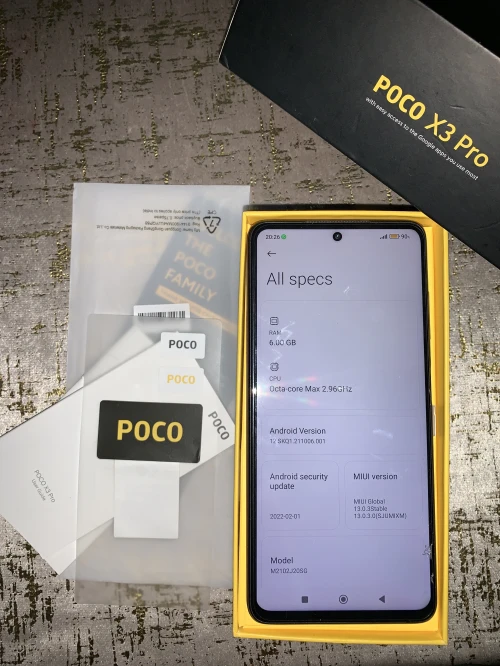 Xiomi Poco x3 pro