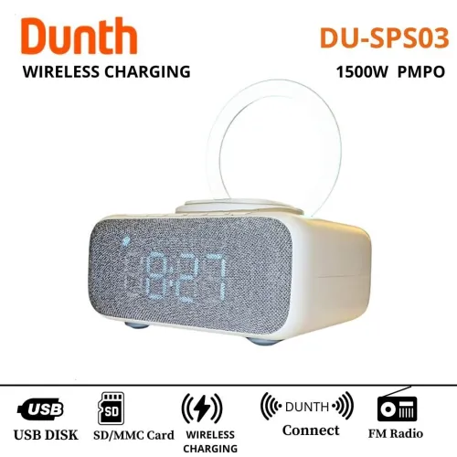 HAUT PARLEUR DUNTH RADIO/REVEIL ET CHARGEUR DU-SP03(1500W)