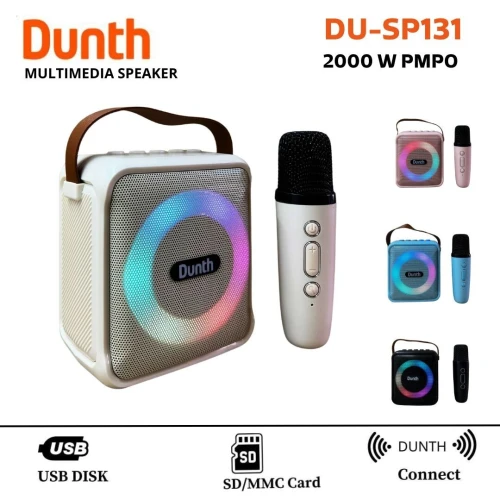HAUT PARLEUR DUNTH avec microphone karaoke DU-SP131(2000W)