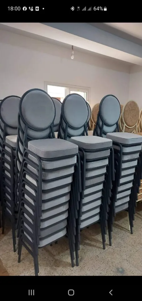  Fabrication chaises et table cafétéir 